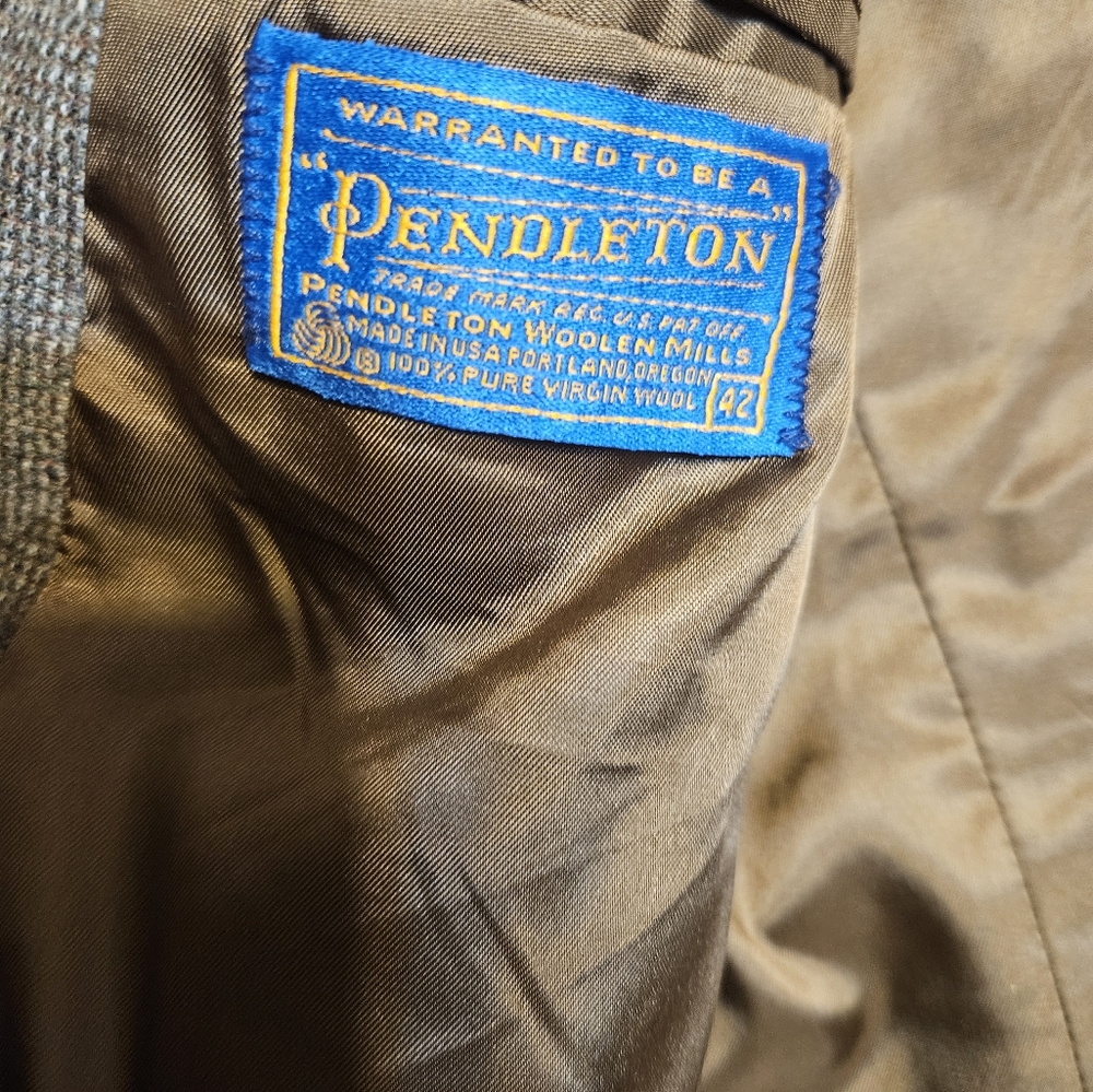 Pendleton Western Sport Jacket Wooland Suede Esta… - image 4